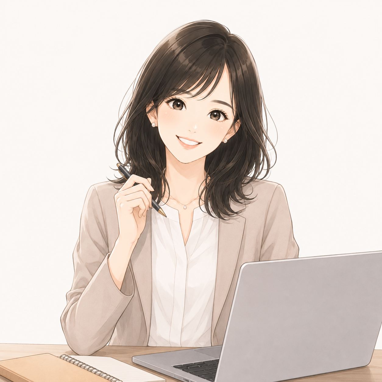 中の人